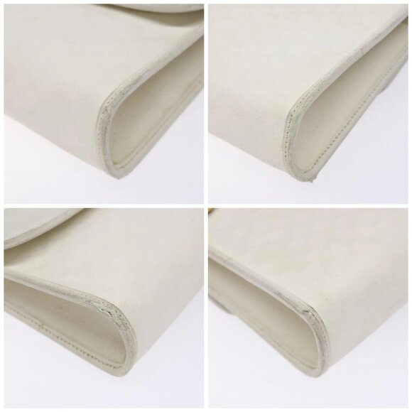 GUCCI Micro GG Supreme Shoulder Bag PVC White Gold - Picture 15 of 15